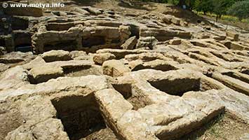 An early christian cemetery opposite the villa Hardgrave and near the temple of the Concordia in use as a church. An early christian cemetery opposite the villa Hardgrave and near the temple of the Concordia in use as a church.