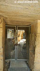 The entrance to the catacombs under the road. The catacombs were not accessible that day. The entrance to the catacombs under the road. The catacombs were not accessible that day.