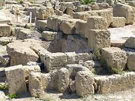 A detail of the sanctuary of the Cappiddazzu. A detail of the sanctuary of the Cappiddazzu.
