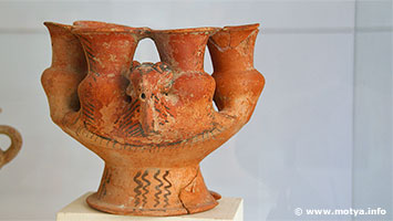 A kernos, ritual vase of a particular form. A kernos, ritual vase of a particular form.